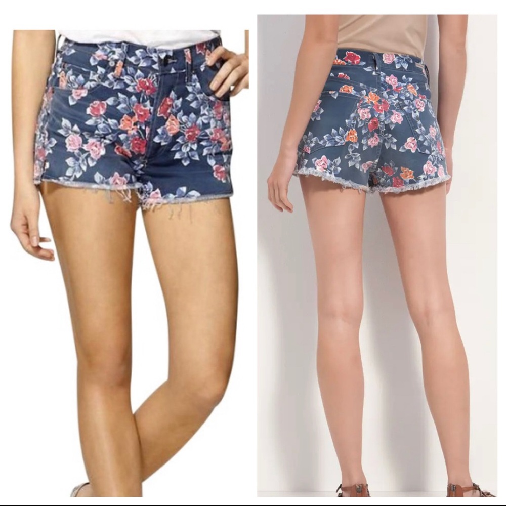Citizens of humanity Chloe highwaist floral shorts - Picture 1 of 6